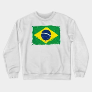 Brazil Flag Crewneck Sweatshirt